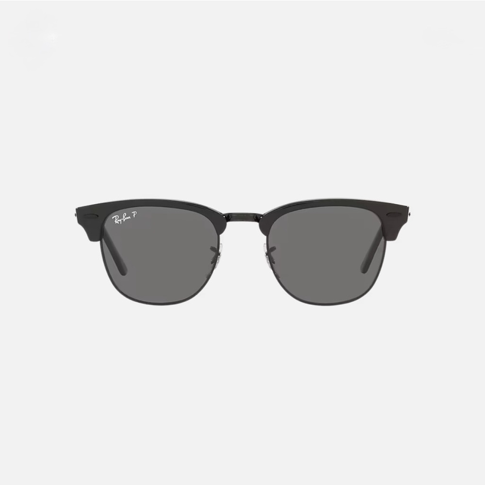 Ray-Ban Clubmaster Classic Black Polarized Sunglasses 51